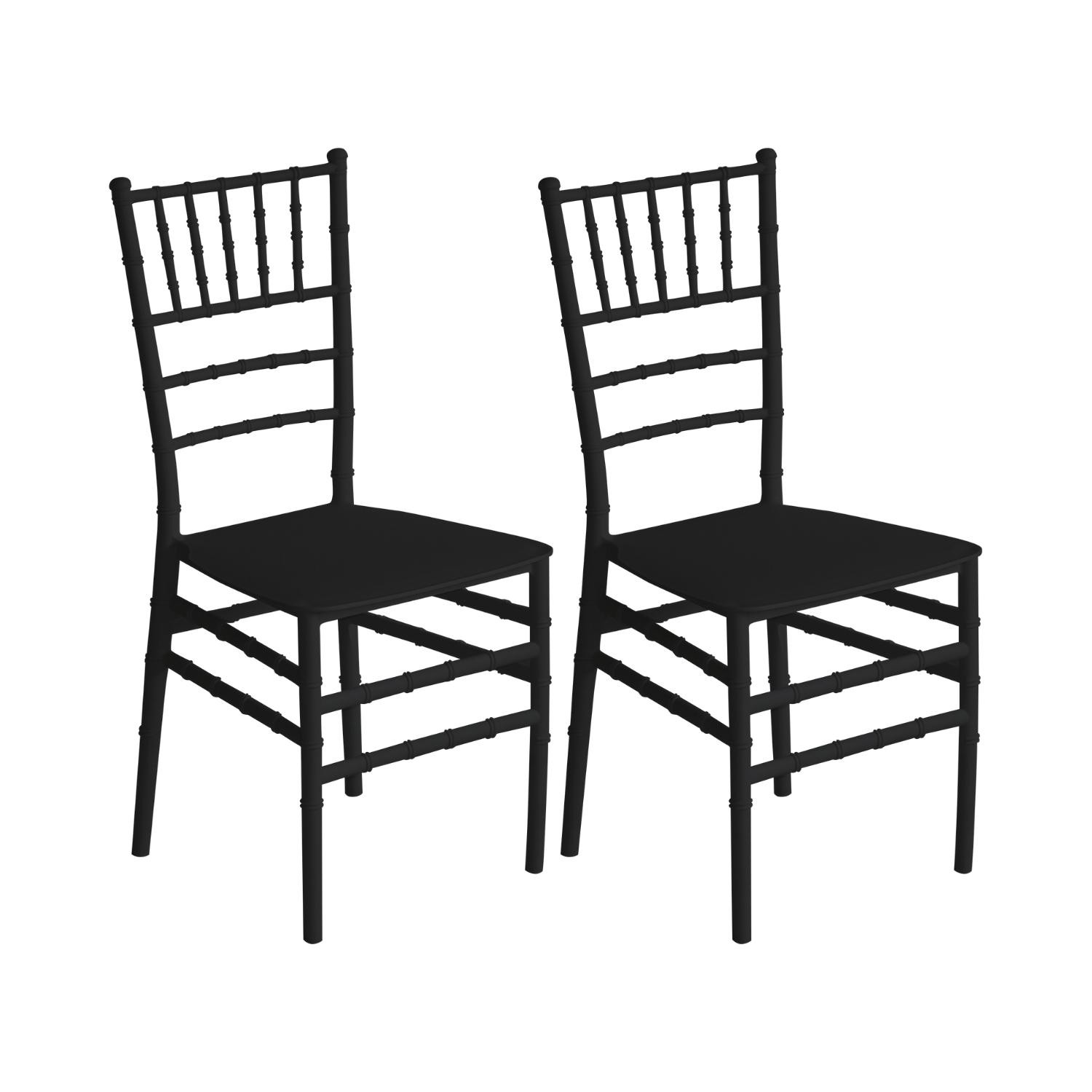Pack 2 Sillas para Catering Apilables Dorothy 45x43x88cm 7house Sillas y Sillones de Exterior 1